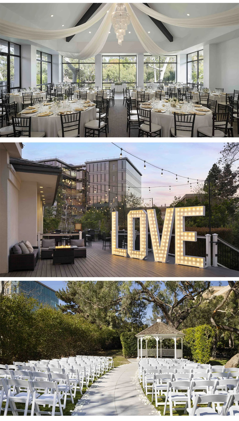 collage of photos from University Club by Wedgewood Weddings