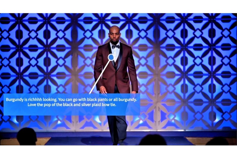 Fashion show from ATL Wedding Expo online men's suit