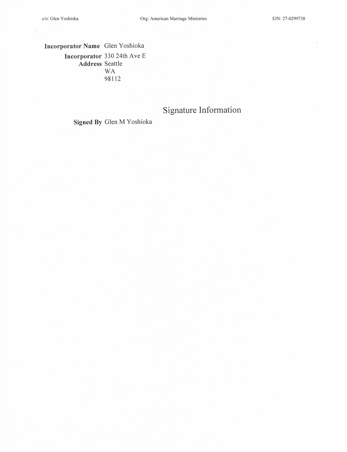 American marriage ministries articles of incorporation 3