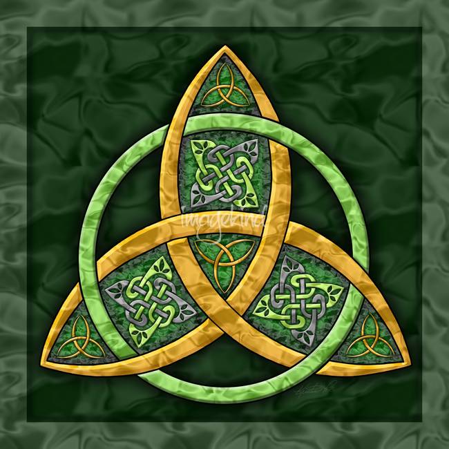 Celtic trinity knot art