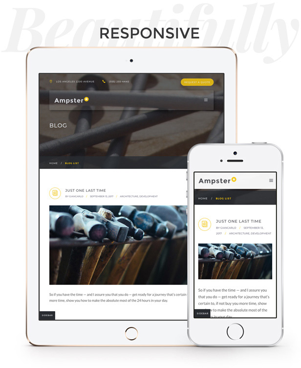 Ampster | Creative WordPress Theme for Business Websites - 9