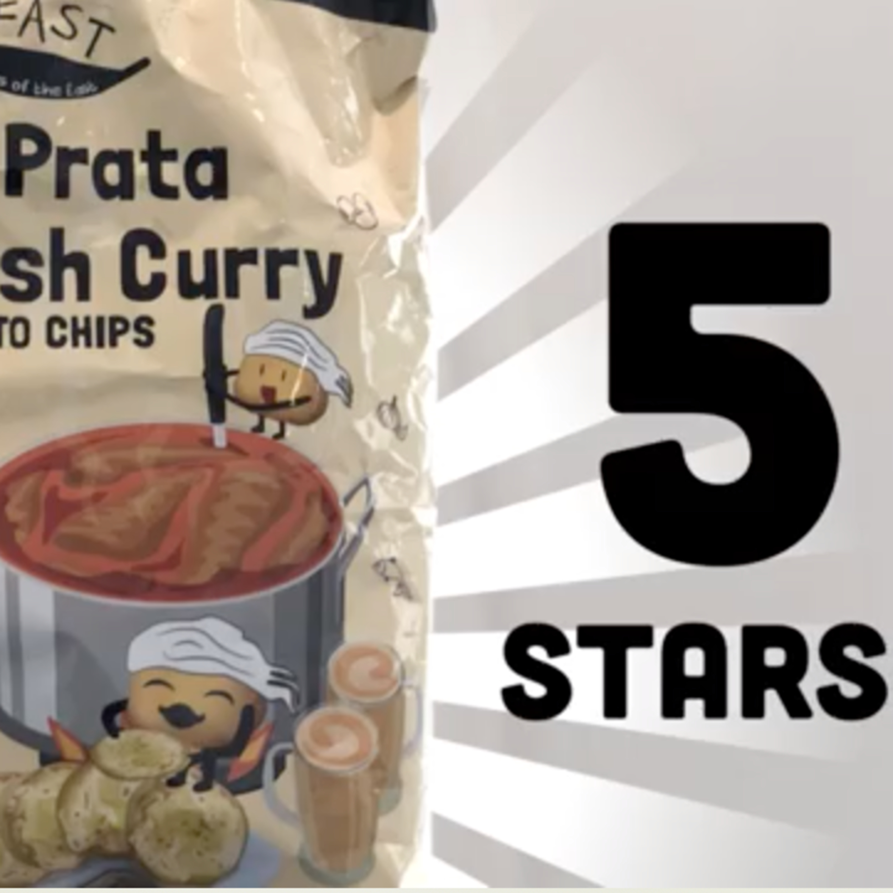 F.EAST Egg Prata and Fish Curry Potato Chips
