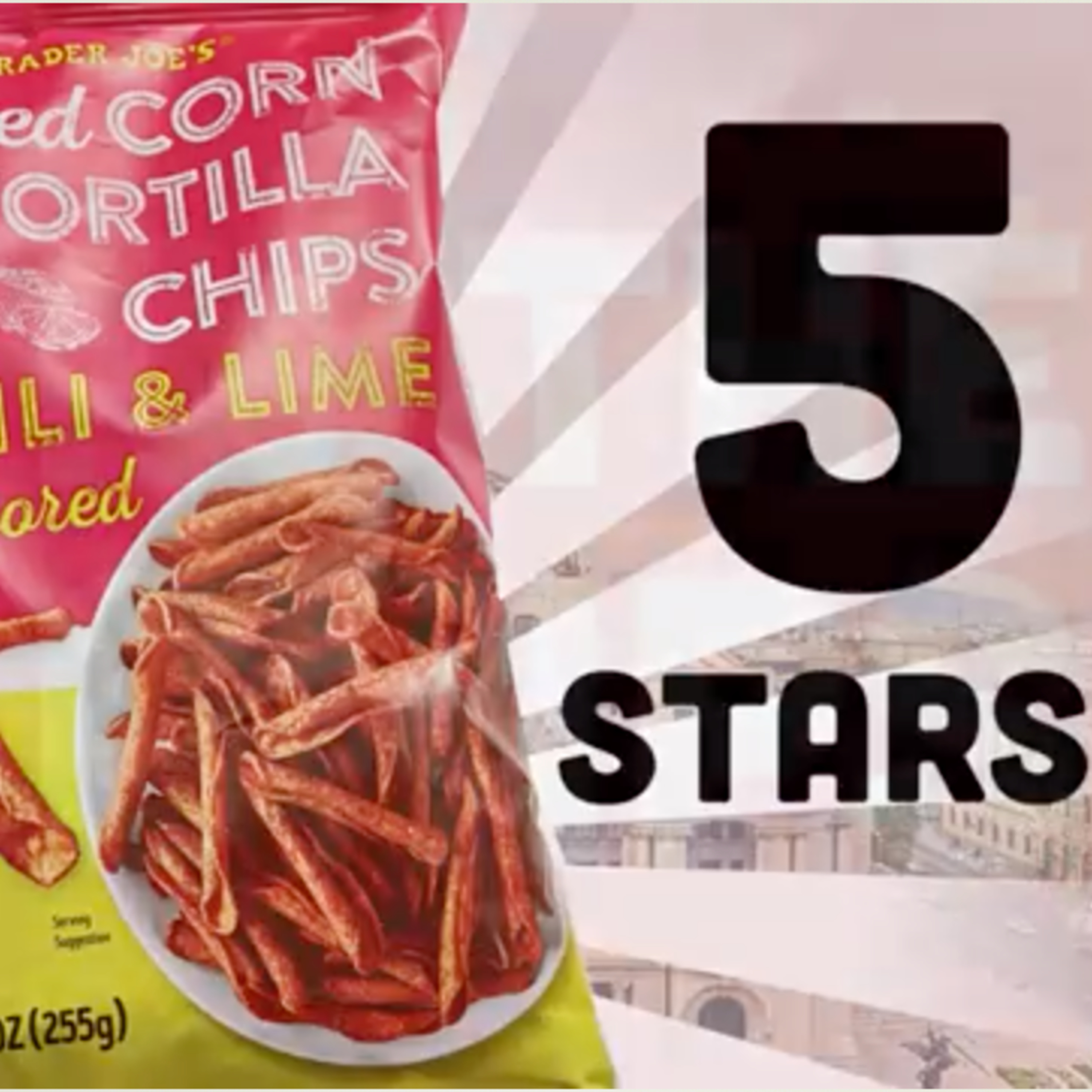 Guest Review! Jasreen and Trader Joe's Chili and Lime Rolled Corn Tortilla Chips