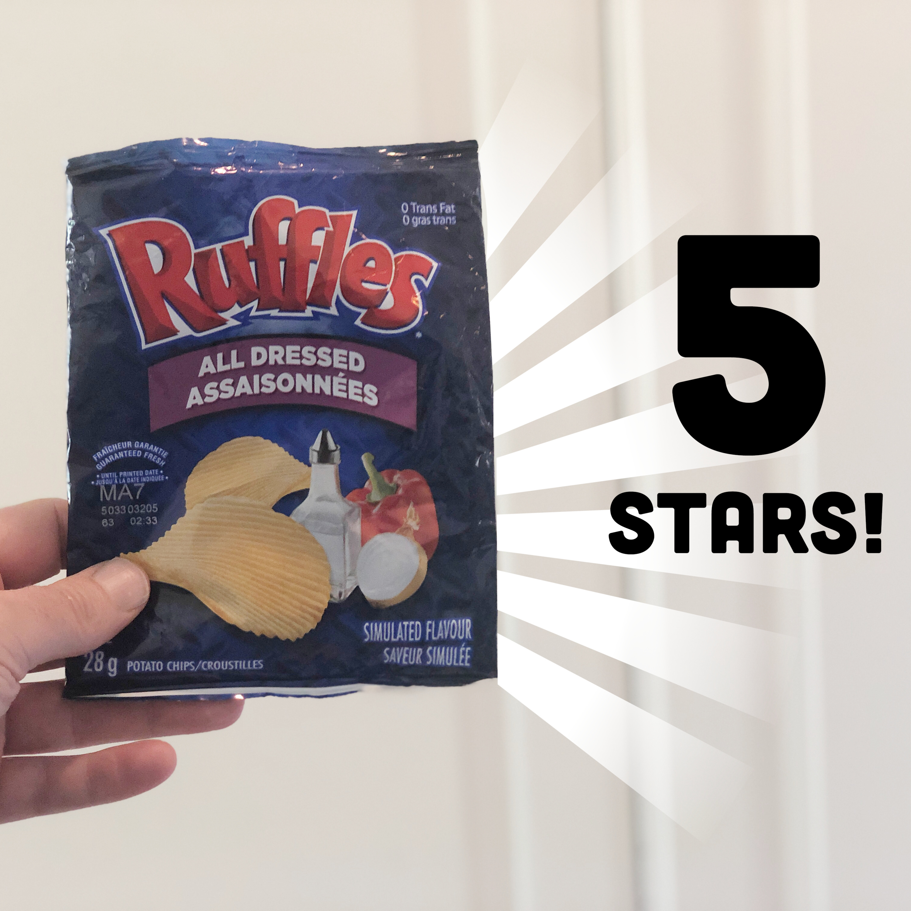 Ruffles All Dressed Potato Chip Review