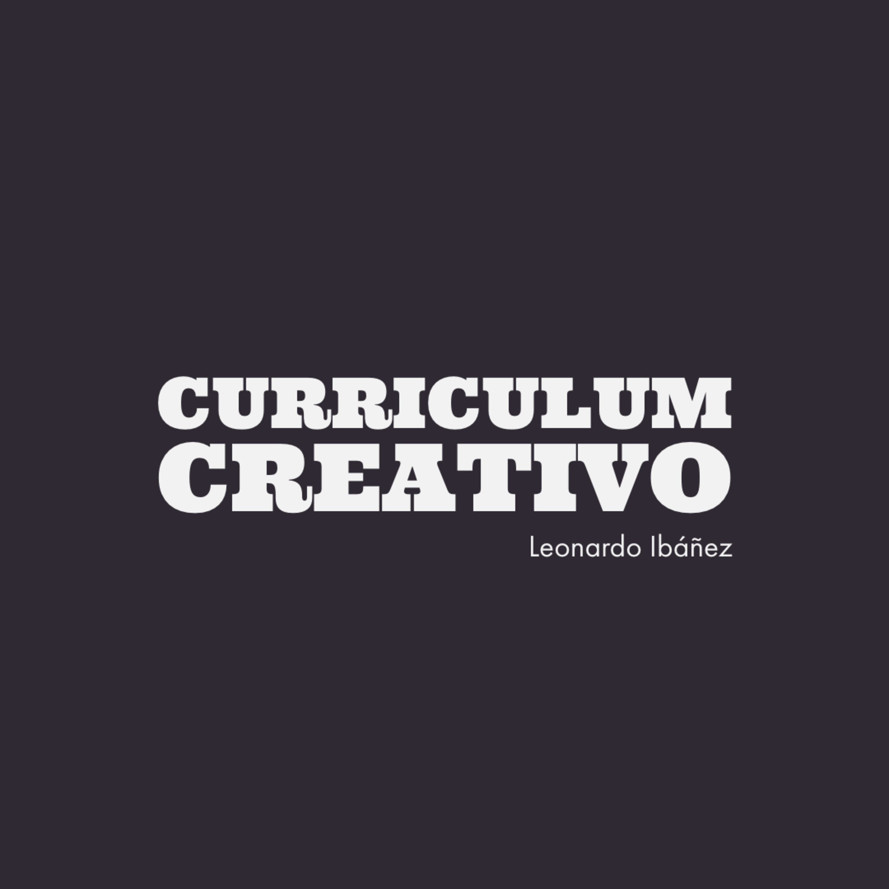 Curriculum creativo