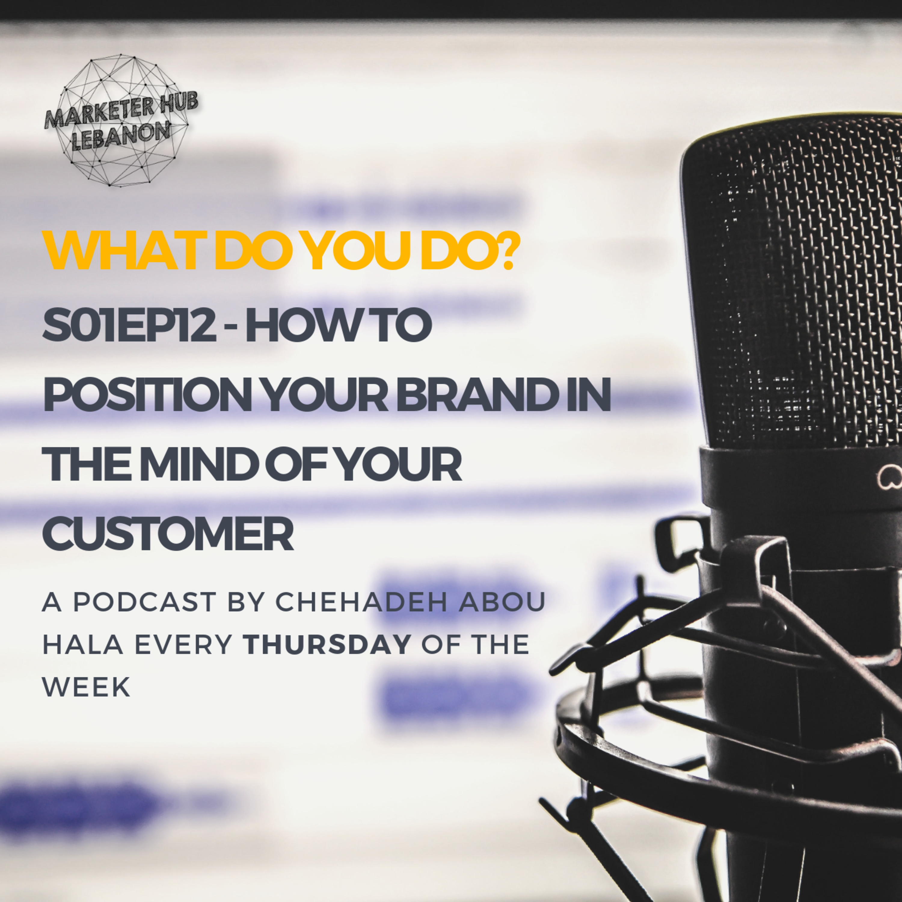 S01EP12: How to Position Your Brand In The mind of Your Customer?
