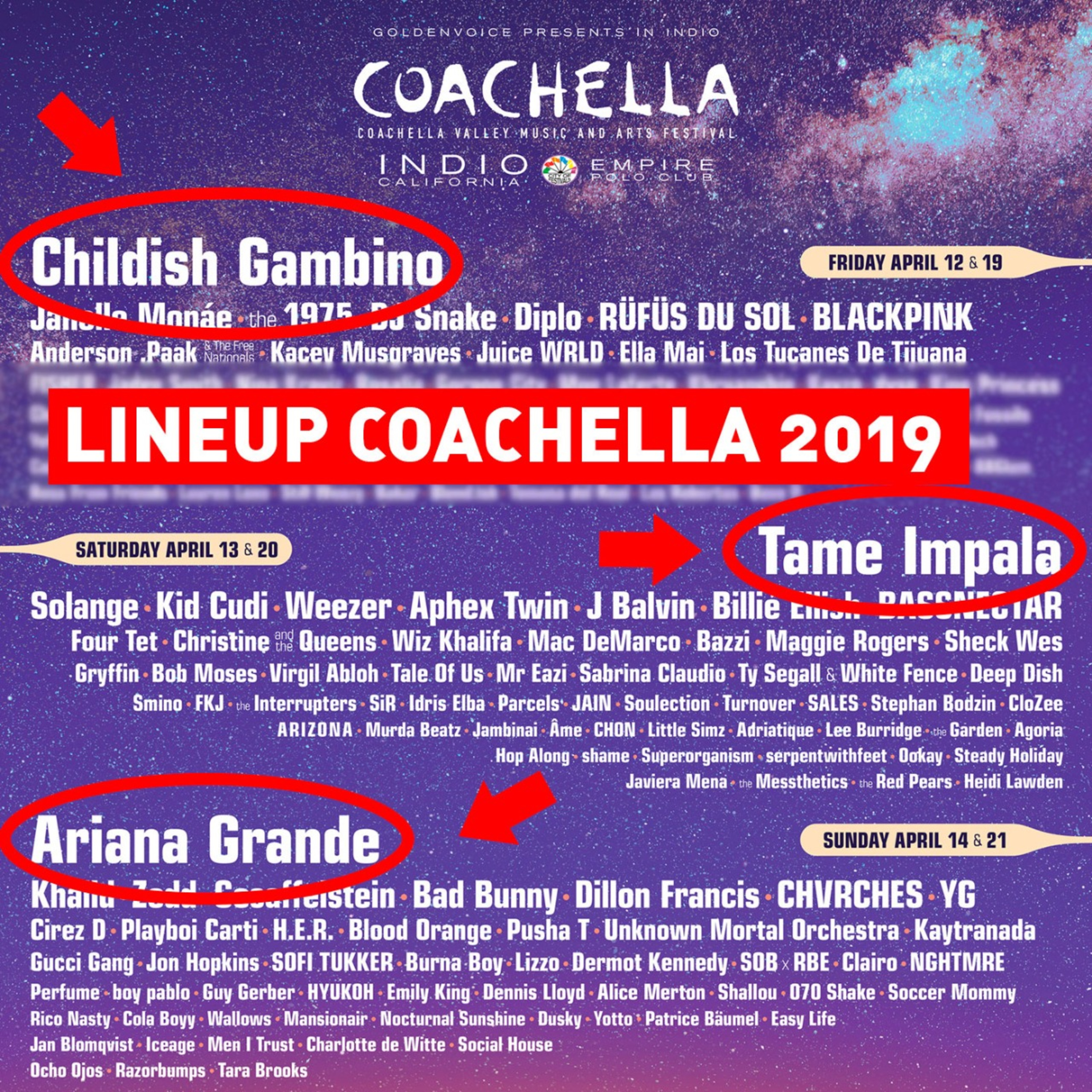 K-POP E TAME IMPALA NO COACHELLA