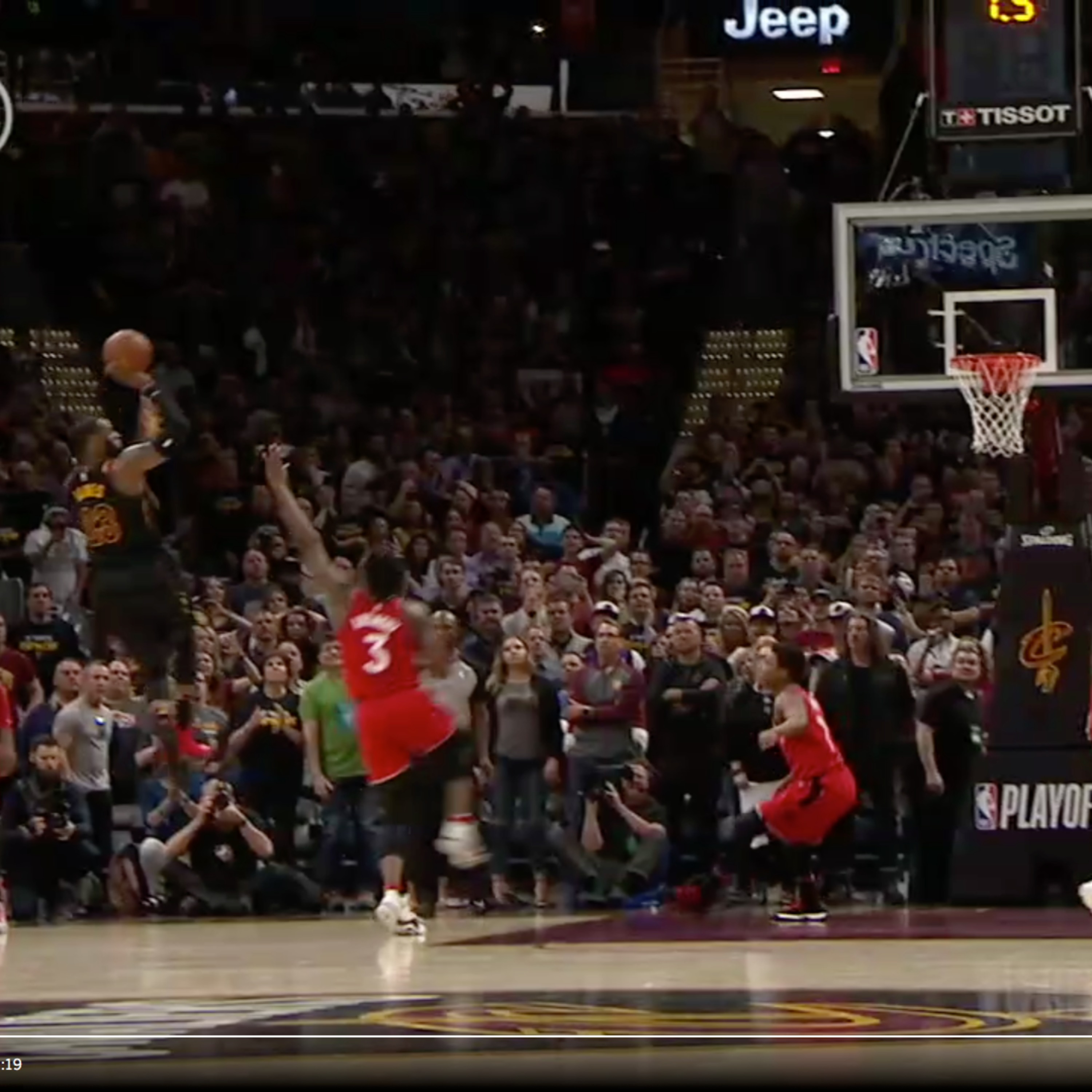 Lebron James game winner again.......