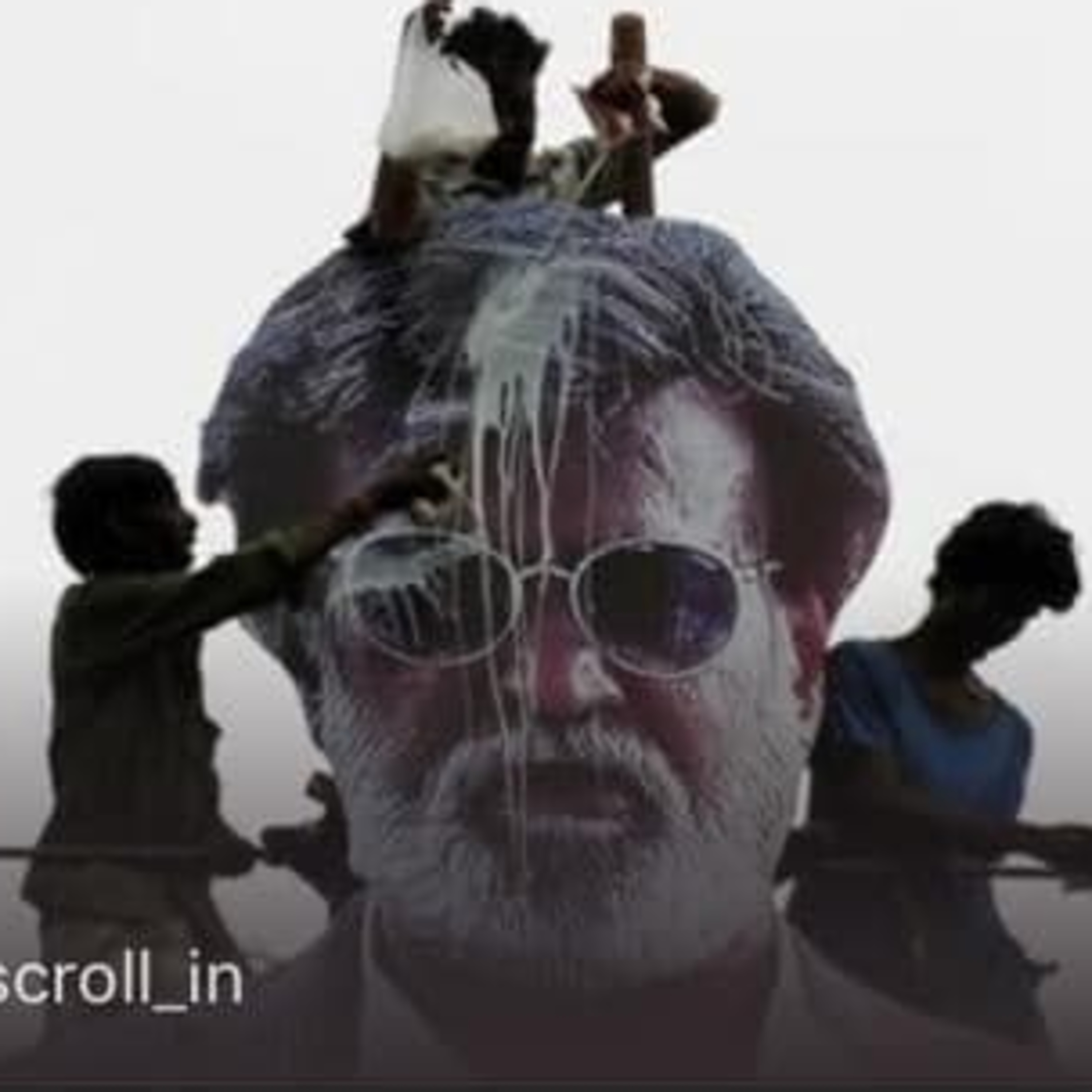 Pouring Milk in Southern India...