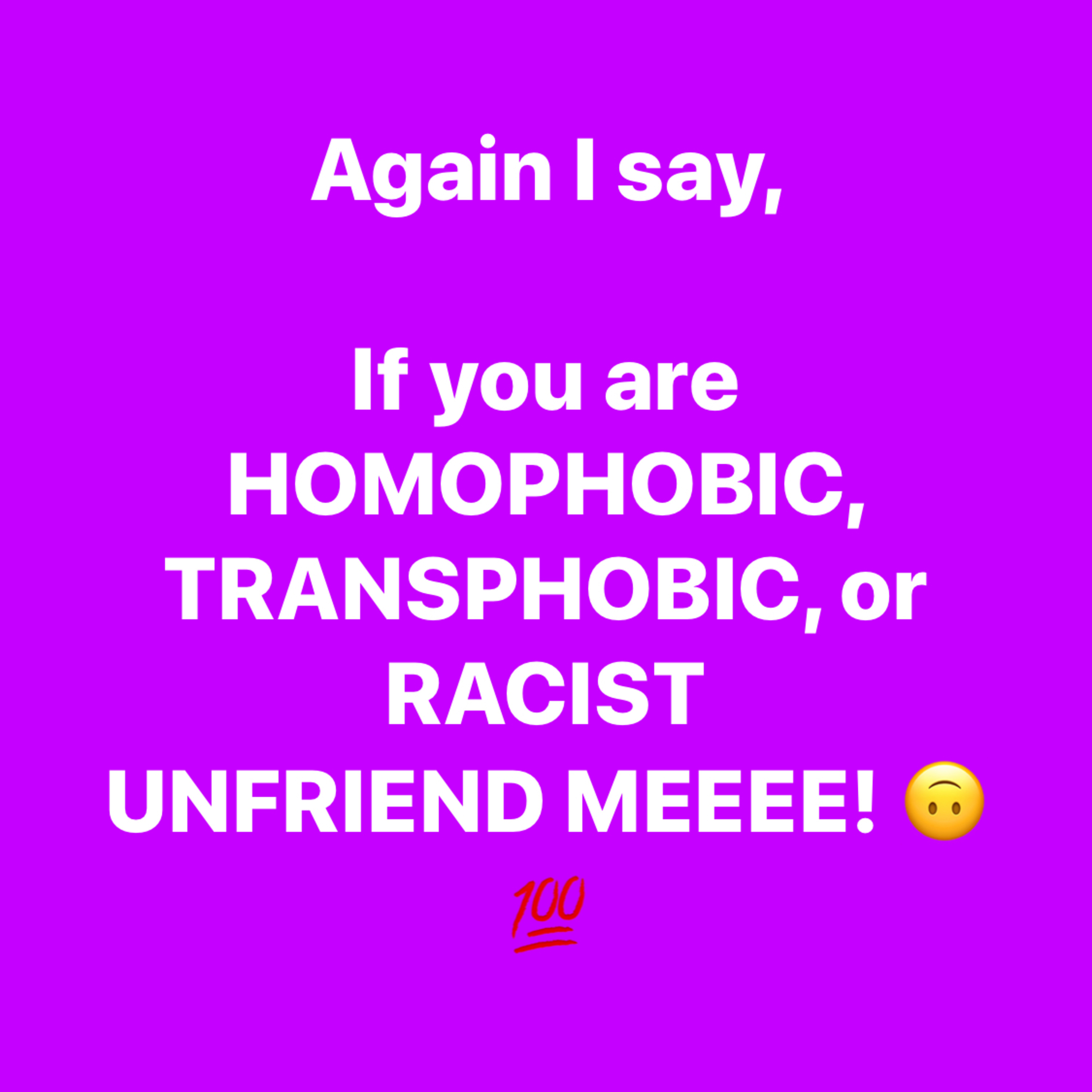 ️ IF YOU ARE TRANSPHOBIC/HOMOPHOBIC UNFRIEND ME!! ️