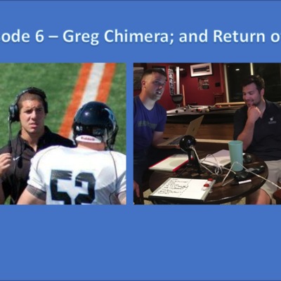 Episode 6- Greg Chimera; and Return of David