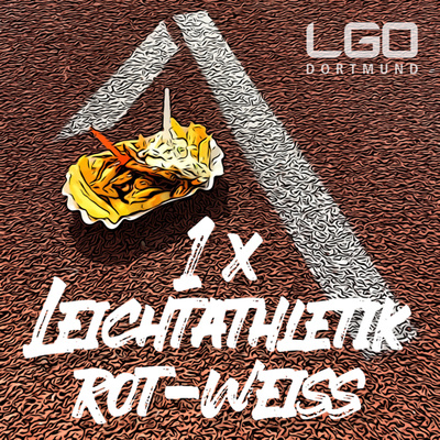 1 x Leichtathletik rot-weiß