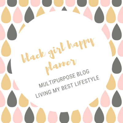 black girl happy planner