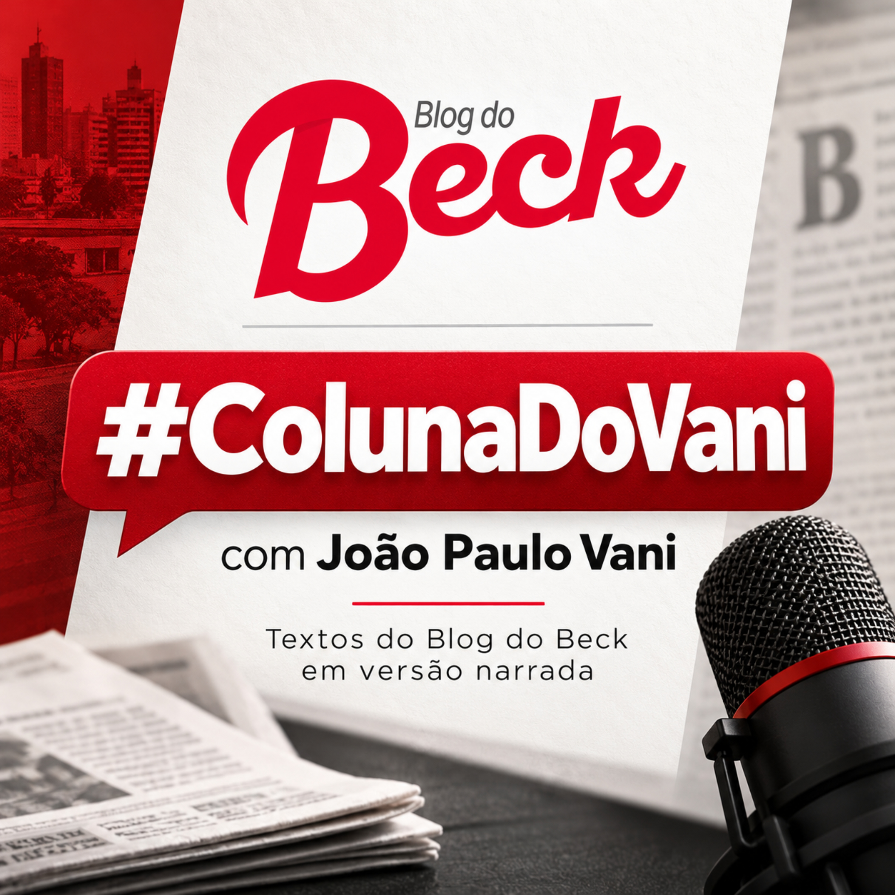 Capa do podcast #ColunaDoVani