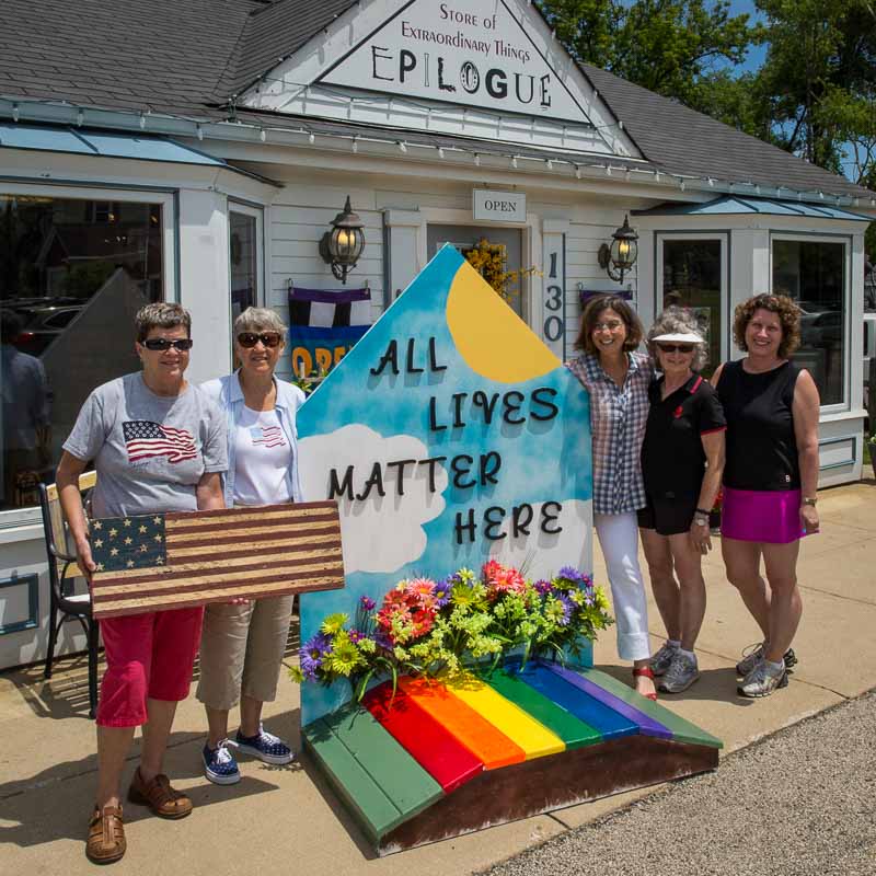 Colorful Bridges Express Pride and Love Life in Long Grove