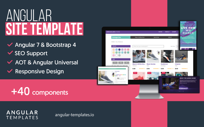 Angular Site Template