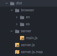 Dist folder structure