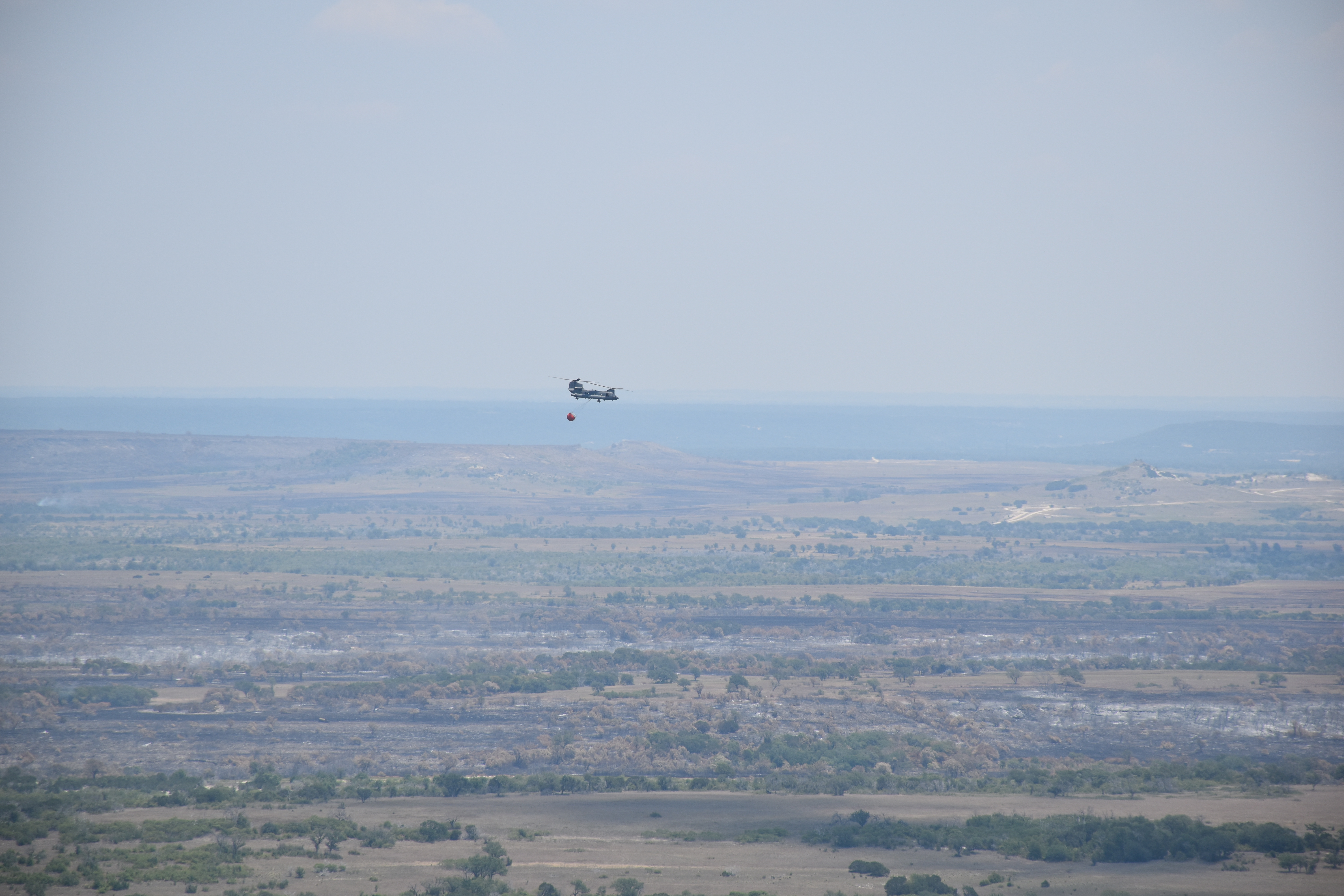 Fort Hood emergency responders continue to battle several fires on Fort