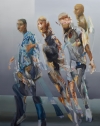 Figures Walking by Artist 