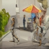 NYC Street Food Vendor Study by Artist 