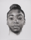 Gabby Rembert Drawing by Artist Patrick Earl Hammie