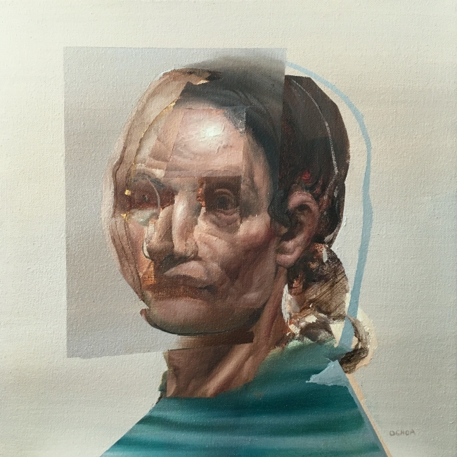 Blue Sweater by Artist Daniel Ochoa