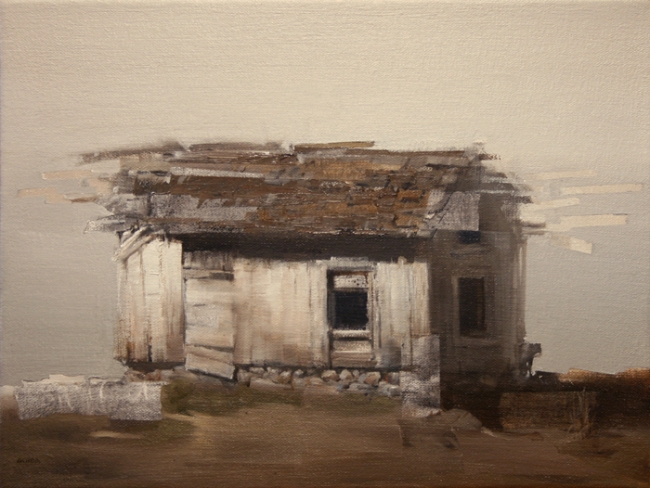 Blanco Barn Study by Artist Daniel Ochoa