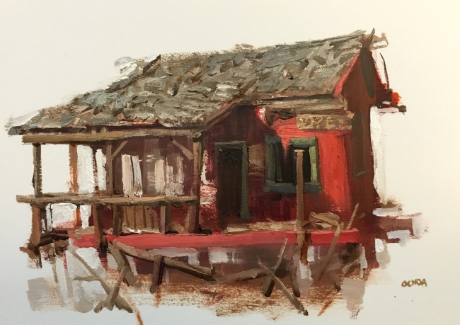 Study Barn 4.15.16 by Artist Daniel Ochoa