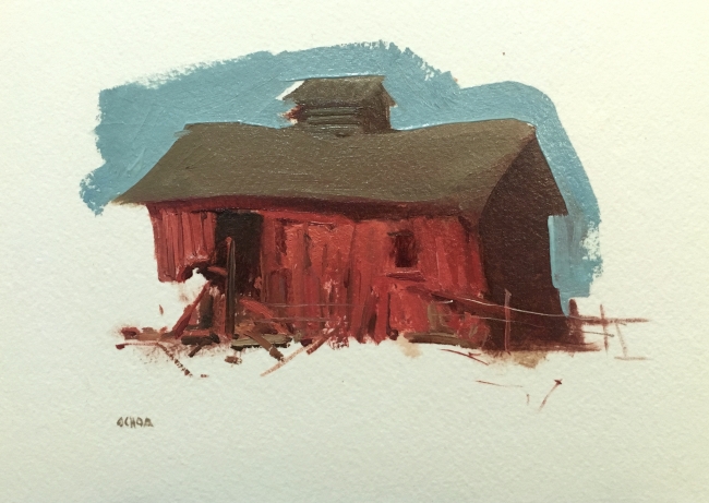 Barn Study 6.31.16 by Artist Daniel Ochoa