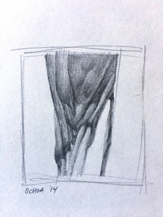 Drawing 8.1.2014 by Artist Daniel Ochoa