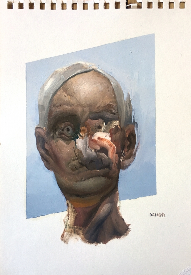 Painting Study 12.15 by Artist Daniel Ochoa