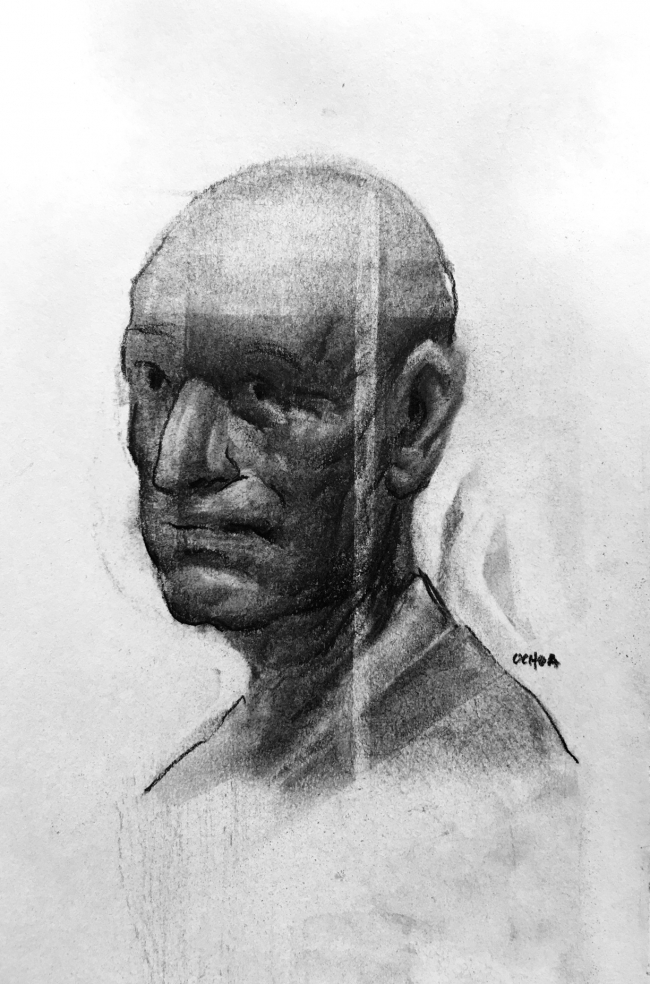 Drawing Study 9.4.16 by Artist Daniel Ochoa