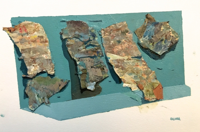 Abstract Study 9.13.16 by Artist Daniel Ochoa