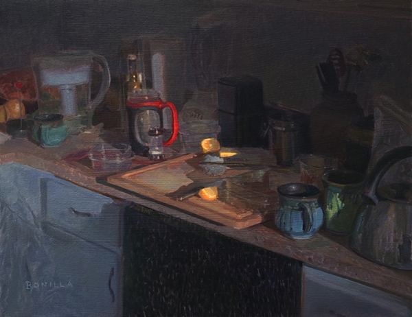 Last Drink Before Europe by Artist Raymond Bonilla