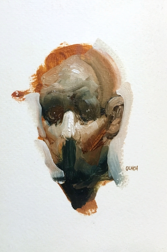Painting Study 9-15-2016 by Artist Daniel Ochoa