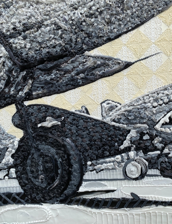 You and Whose Army- Detail by Artist Lisa Alonzo