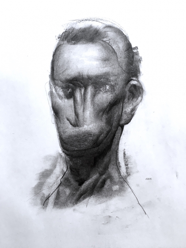 Portrait Study 10-3-18 by Artist Daniel Ochoa