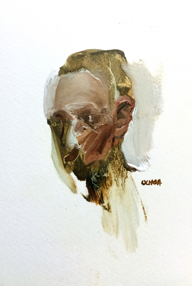 Painting study 10-5-16 by Artist Daniel Ochoa