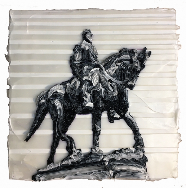 Deplatformed- Robert E Lee by Artist Lisa Alonzo