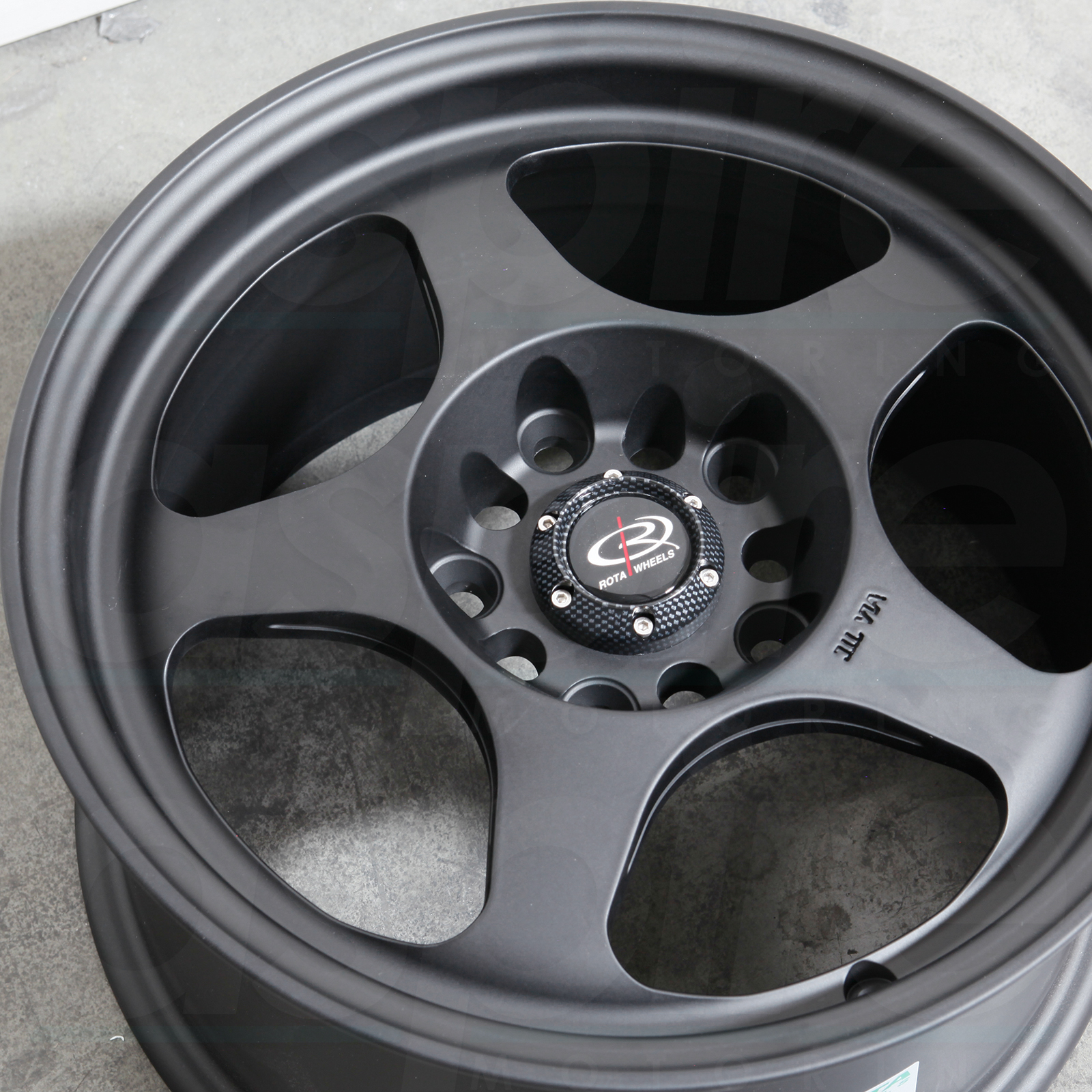 One 15x8 Rota Slipstream 5x114.3 40 Flat Black Wheels Rims eBay