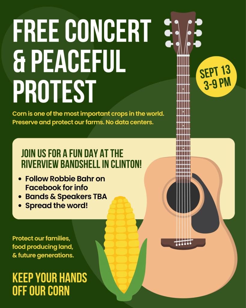 Clintonians Against Data Centers, Free Concert in Opposition to Proposed Hyperscale Data Center
