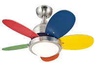 Ventilador Roundabout Niquel Multicolor