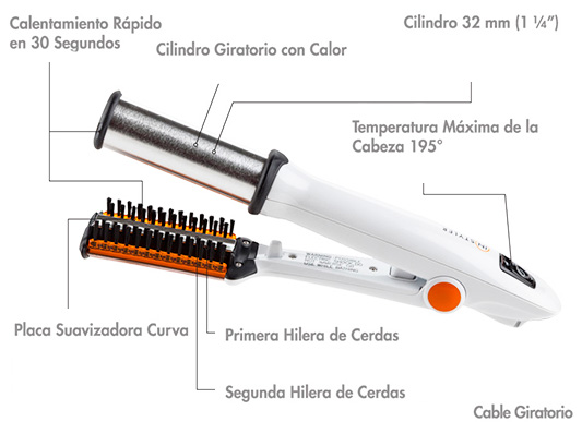 InStyler Hace ondas y flecos rápidamente