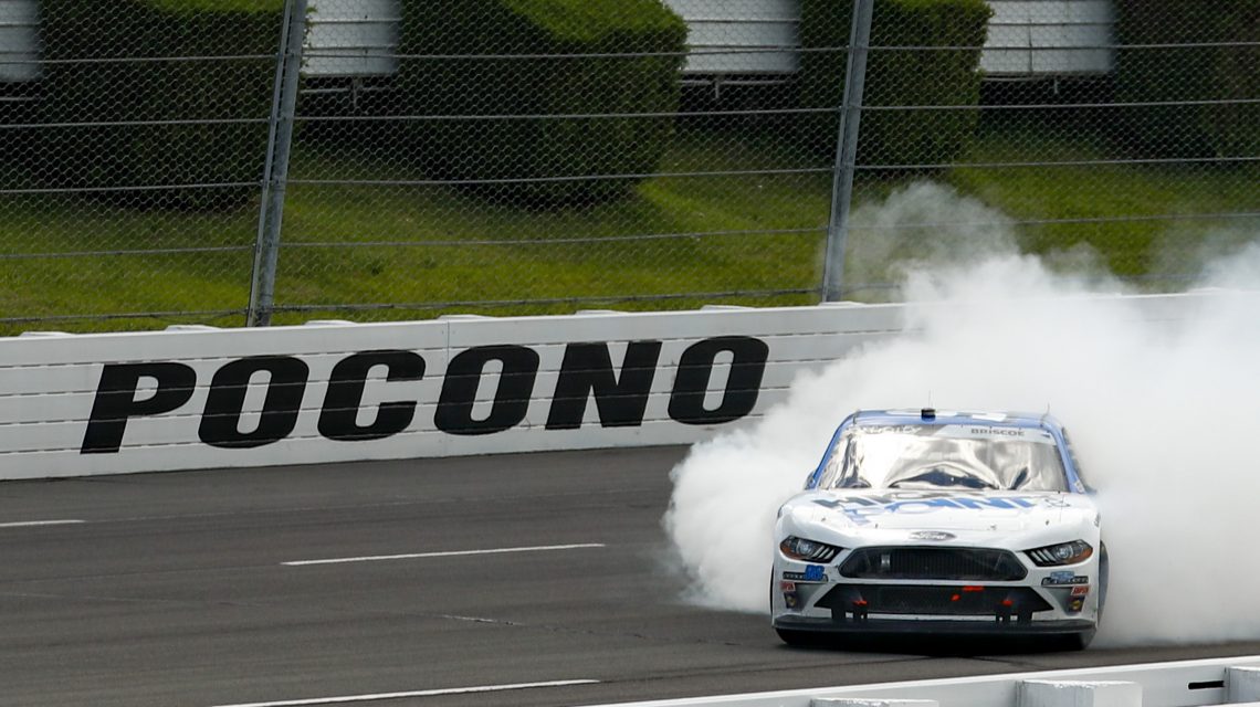 Briscoe holds off Chastain to win Xfinity race at Pocono