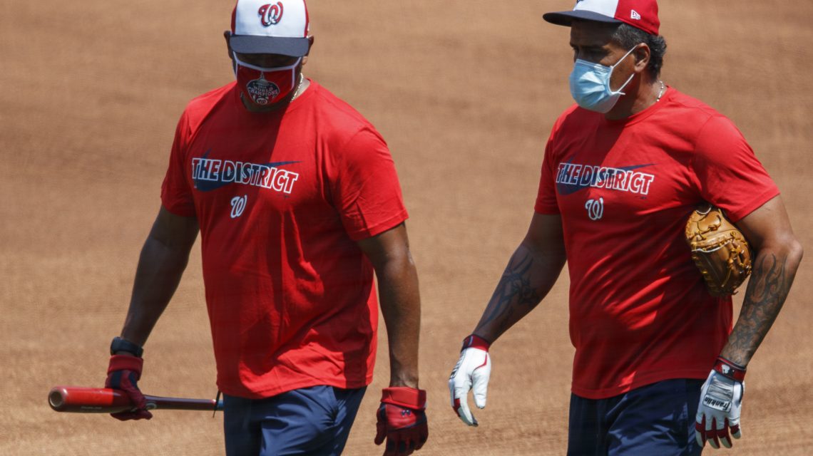 Nationals cancel workout because of COVID-19 testing delay