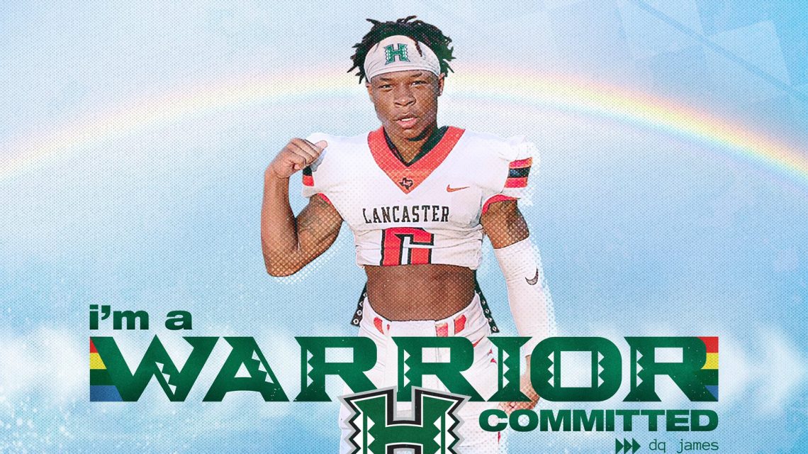 Hawaii football commit doubles as track star