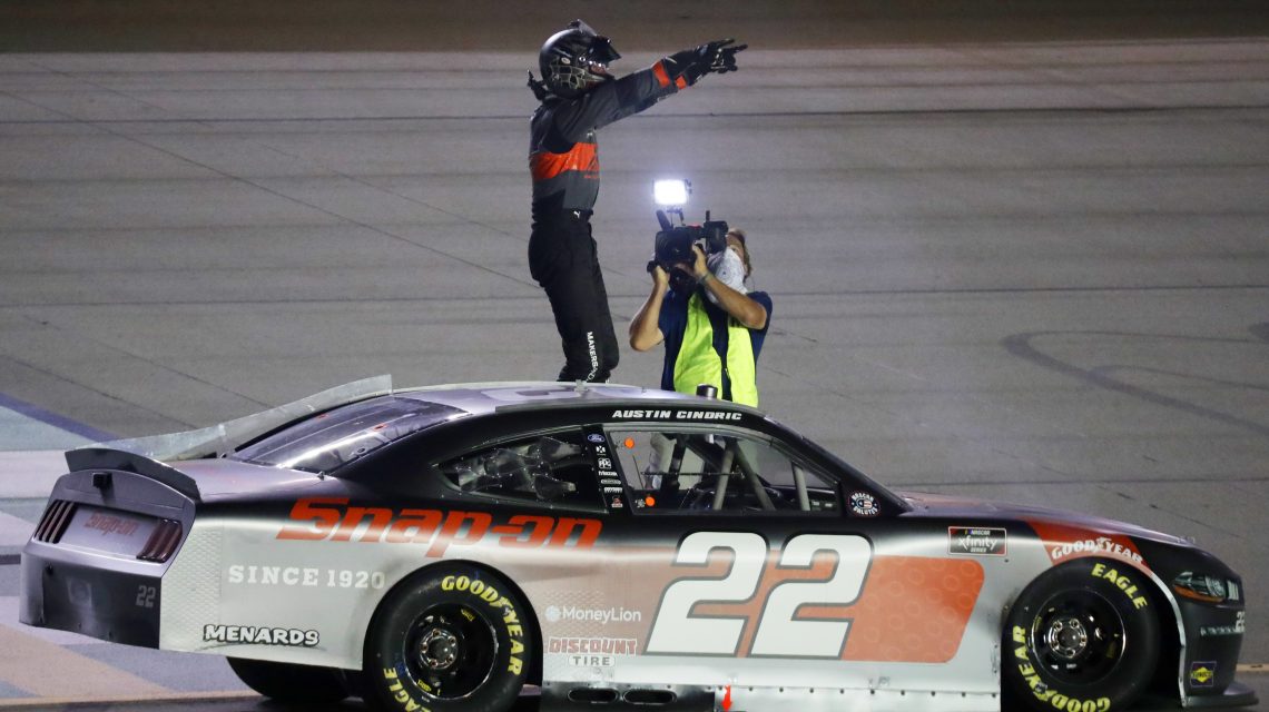Austin Cindric wins NASCAR Xfinity race at Kentucky Speedway