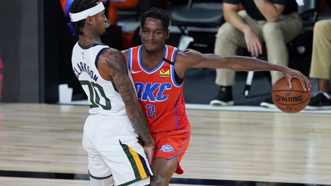 Gilgeous-Alexander scores 19 to help Thunder top Jazz 110-94