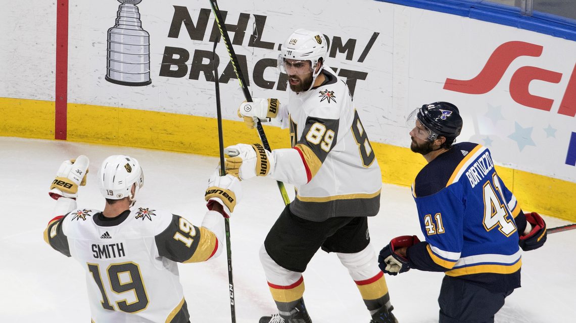 Vegas dominates St. Louis 6-4, one win from West’s top seed