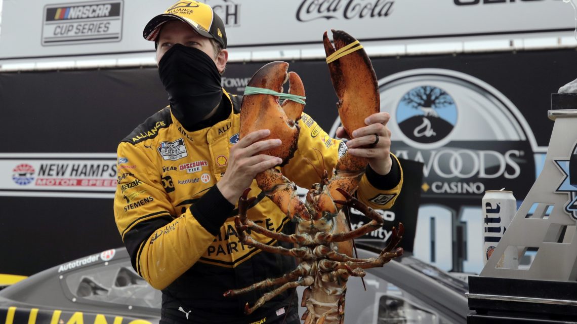 Keselowski wins in New Hampshire for 3rd win since shutdown